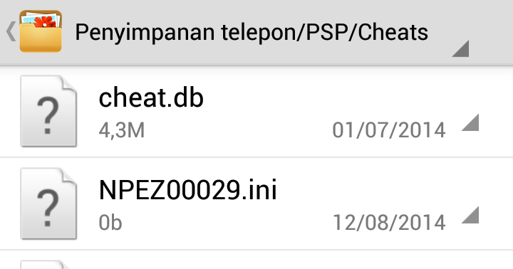 cheat db ppsspp download